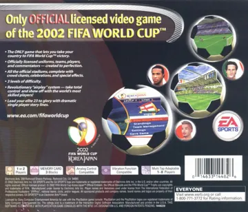2002 FIFA World Cup (US) box cover back